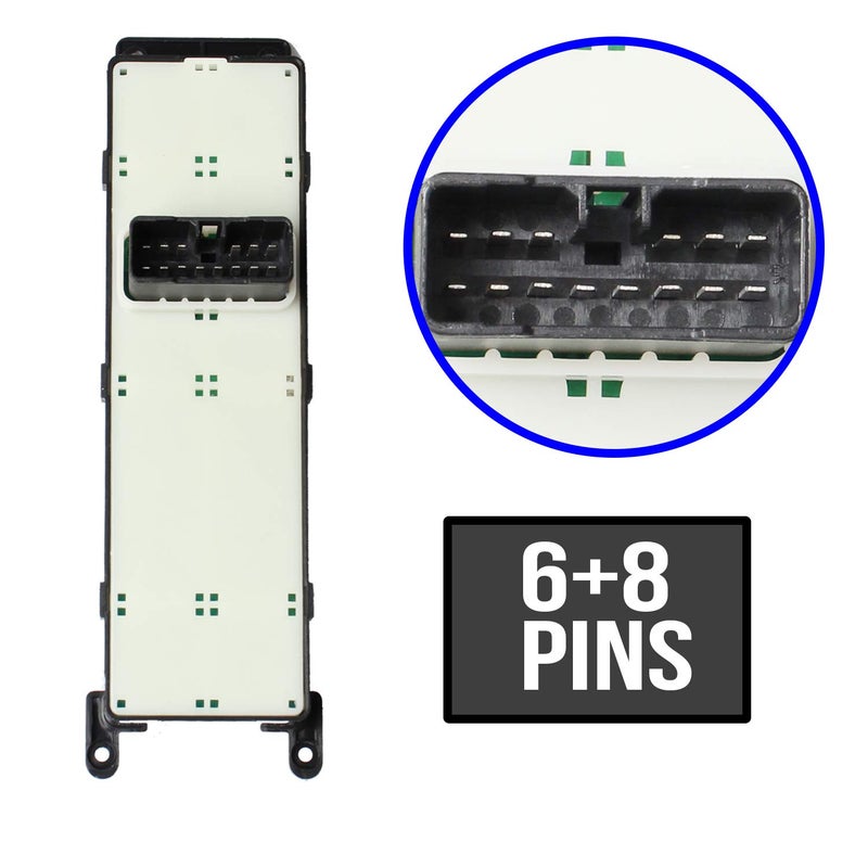Citumo Master Power Window Switch for 2005-2007 Hy-undai Sonata Front Left Driver Side Control Switch 93570-3K010 - Image 5